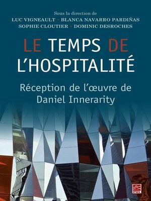 cover image of Le temps de l'hospitalité